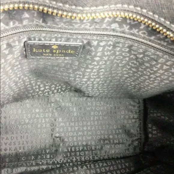 Kate Spade New York Black Leather Suede Trim Purse NWOT - Picture 5 of 10